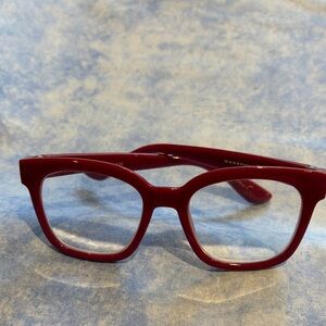 Max Studio Burgundy Glasses reading 2.0 EUC dark red clear lens women’s / men’s